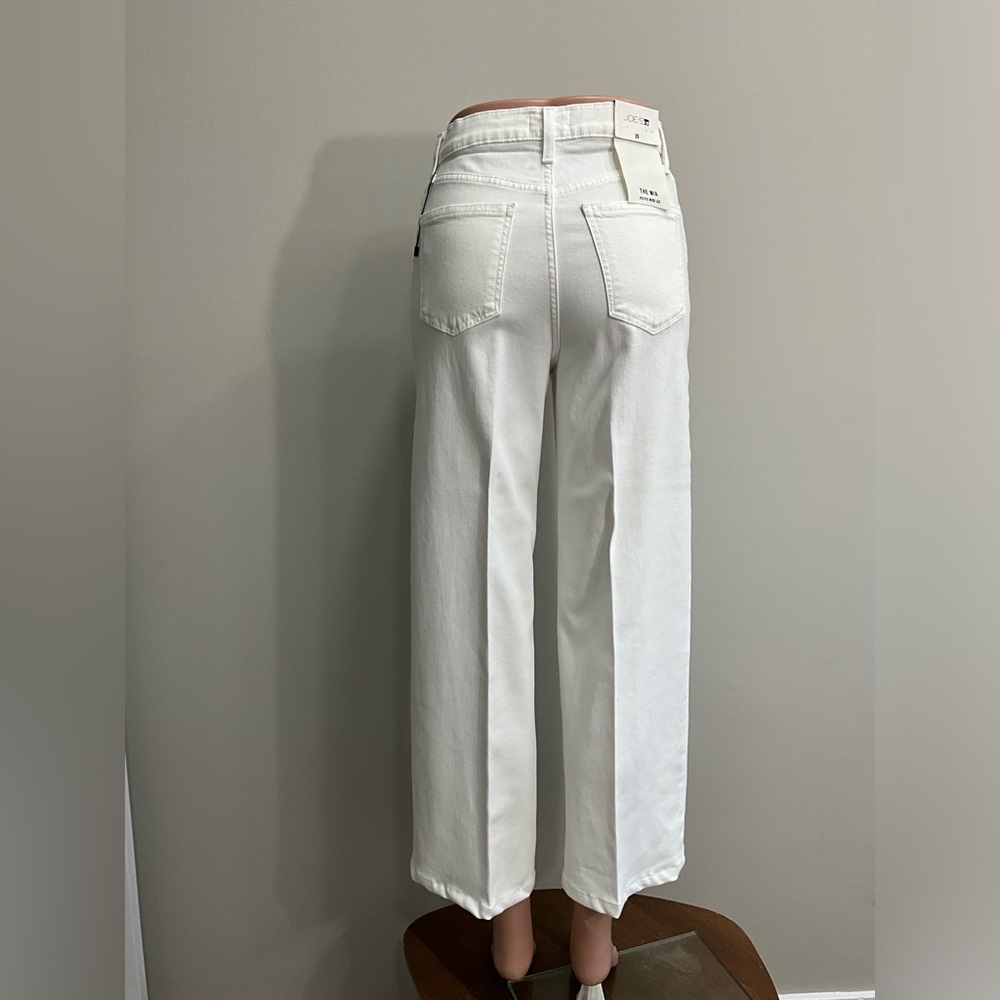 JOE’S JEANS The Mia Petite Wide Leg White Jeans Size 25